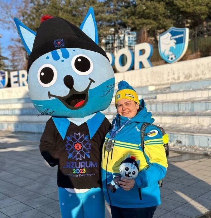 Наталя Мироненко стала призеркою ХХ зимових Дефлімпійських ігор
